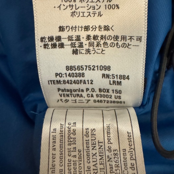 FLAWLESS Patagonia Nano Puff Vest Blue STY84240 Men’s Small - Picture 6 of 6